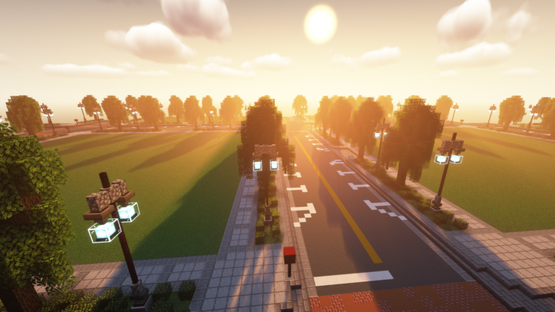 [PlotSquared模板] —— 城镇地皮模板-一起玩MC-华欣云资源站