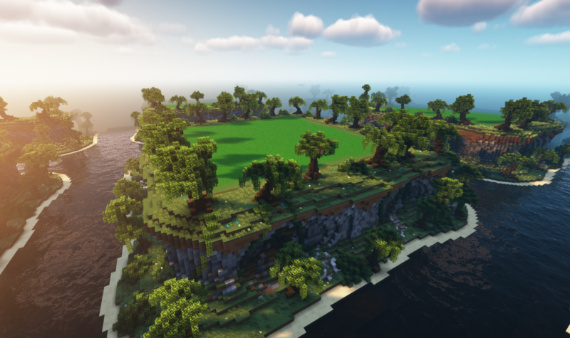 [PlotSquared模板] —— 空中花园地皮模板-一起玩MC-华欣云资源站